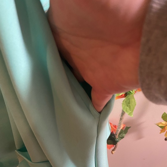 * SOLD* Mint green suspender skirt - Picture 3 of 6